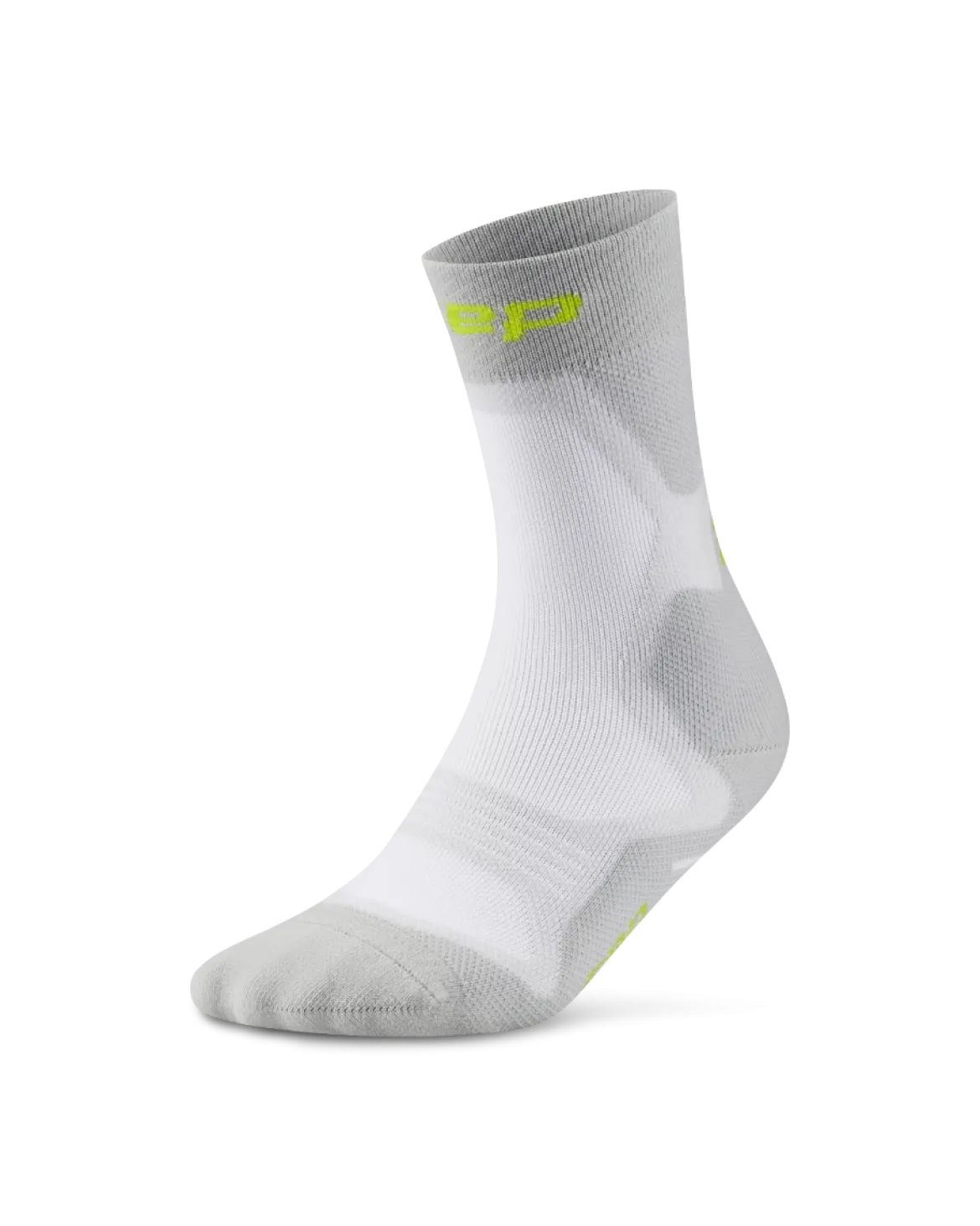 Skarpety kompresyjne do połowy łydki z amortyzującą wyściółką unisex Core Run CEP szare