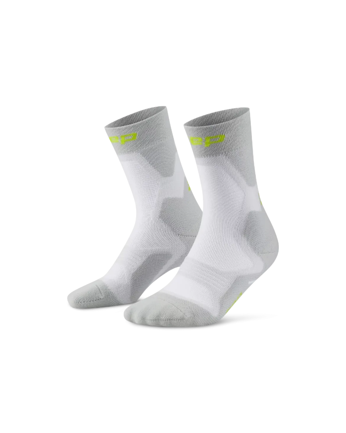 Skarpety kompresyjne do połowy łydki z amortyzującą wyściółką unisex Core Run CEP szare