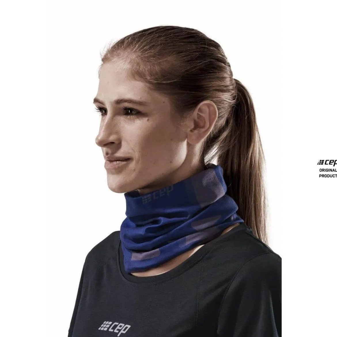 Sportowa bandana CEP komin unisex czarny