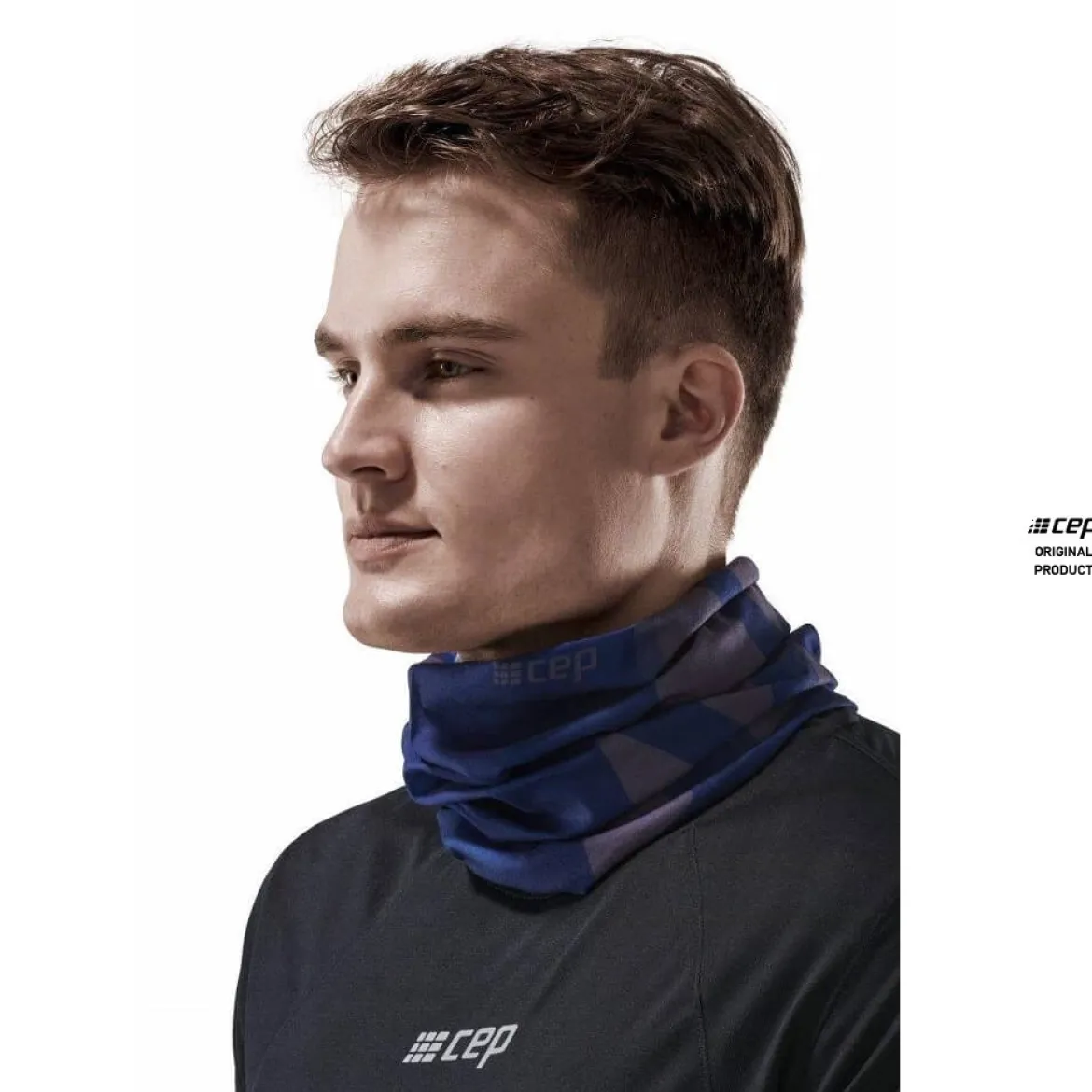 Sportowa bandana CEP komin unisex czarny