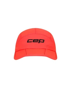 Sportowa czapka z daszkiem unisex CEP Core Run koralowa