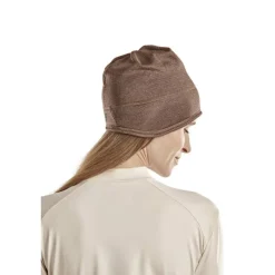 Sportowa czapka zimowa do biegania CEP unisex brązowa