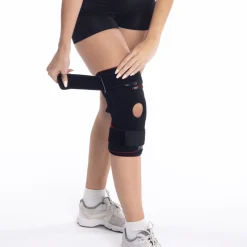 Sprężynowy stabilizator kolana Msupport Red