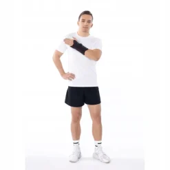 Stabilizator nadgarstka z systemem szybkiego zapięcia MSupport Red- lewa strona