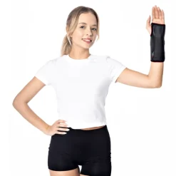 Stabilizator nadgarstka z systemem szybkiego zapięcia MSupport Red- lewa strona