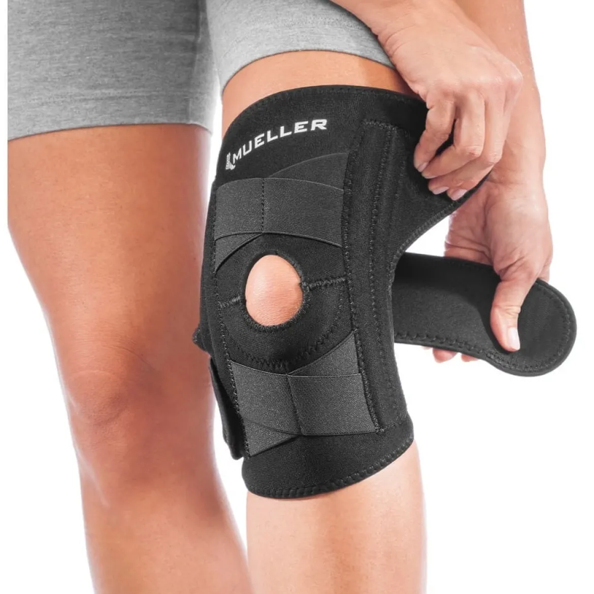 Stabilizator na kolano usztywniona z samoregulacjąMueller