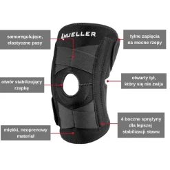 Stabilizator na kolano usztywniona z samoregulacjąMueller