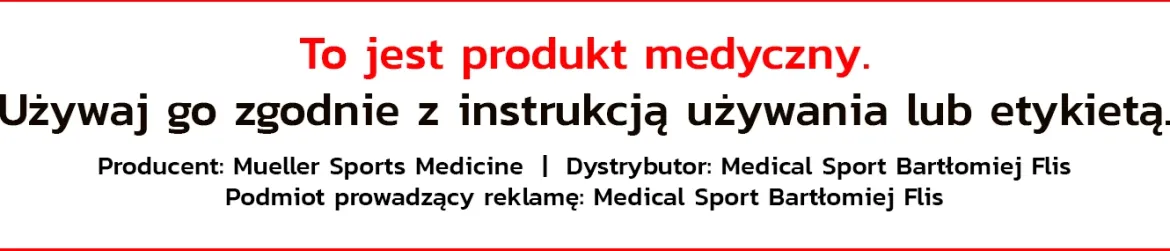 Tear-Light Tape Mueller elastyczny, rozciągliwy bandaż samoprzylepny typu coban czerwony