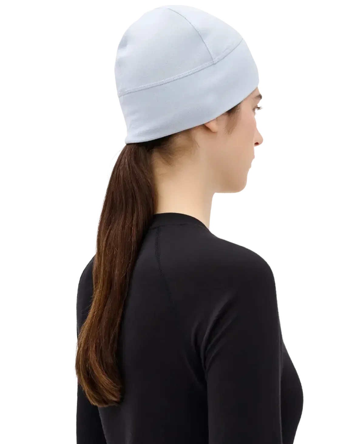 Termiczna czapka beanie do biegania CEP Core Run 2.0 jasnoniebieska