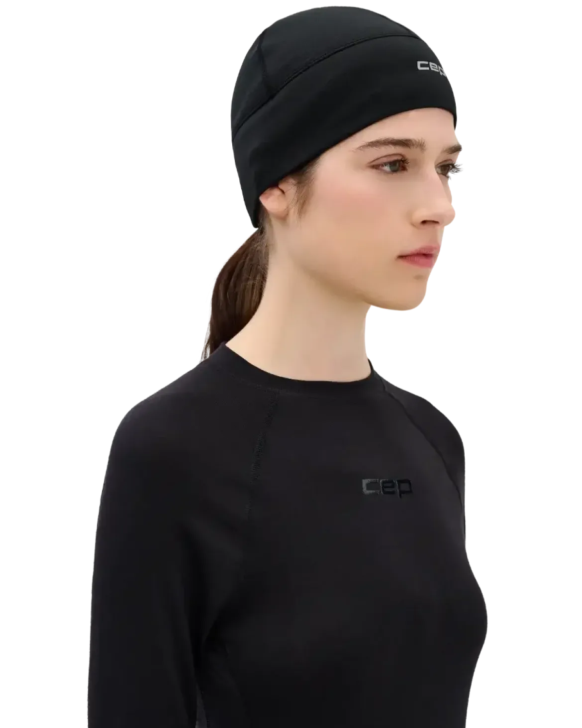 Termiczna czapka beanie do biegania CEP Core Run 2.0 czarna