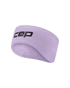 Termiczna sportowa opaska na głowę headband unisex Core Run Cep liliowa