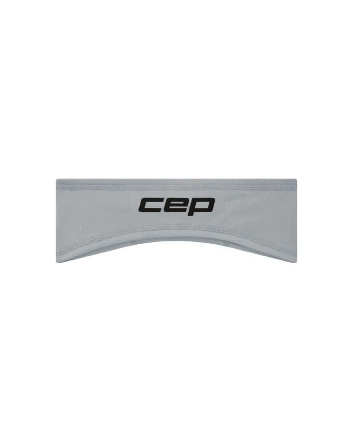 Termiczna sportowa opaska na głowę headband unisex Core Run Cep szara