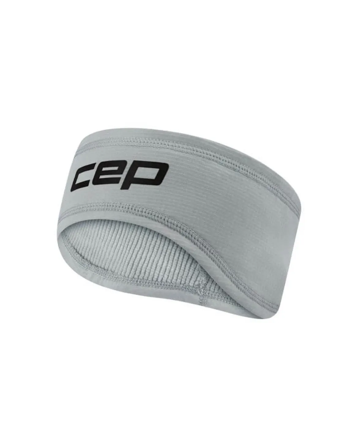 Termiczna sportowa opaska na głowę headband unisex Core Run Cep szara