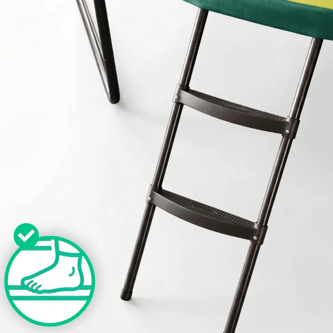 Trampolina ogrodowa dla dzieci 12 FT / 366 cm Kangaroo PRO DrFit z siatką i drabinką