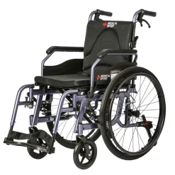 Wózek inwalidzki manualny regulowany składany z pełnymi kołami 41 cm Mobil Classic MSupport