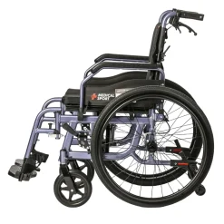 Wózek inwalidzki manualny regulowany składany z pełnymi kołami 41 cm Mobil Classic MSupport